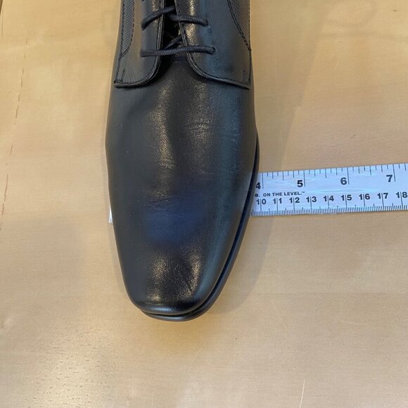 Florsheim Mens Black Leather Oxford Dress Shoe Size 7.5 Lace-Up Formal plain toe - Picture 14 of 16